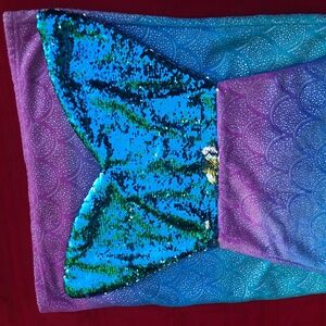 Mermaid Tail Blanket (Sequin & Gradient Fabric